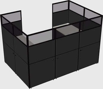 Cabine en u