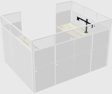 Cabine en u