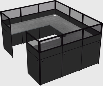 Cabine en u