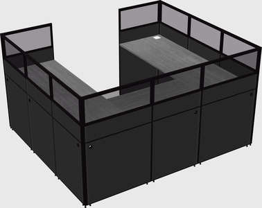 Cabine en u