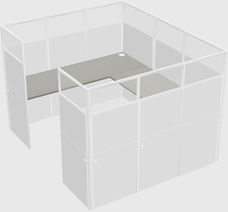 Cabine en u