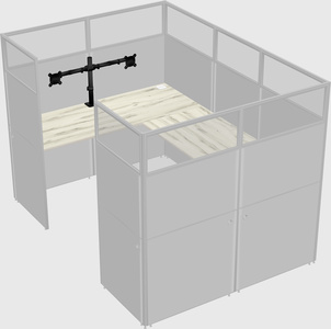 Cabine en u