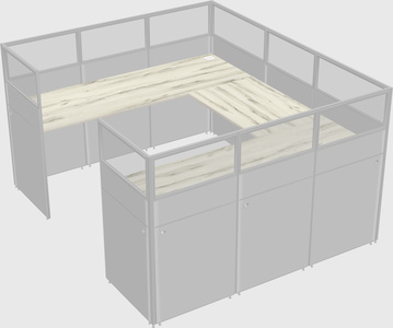 Cabine en u