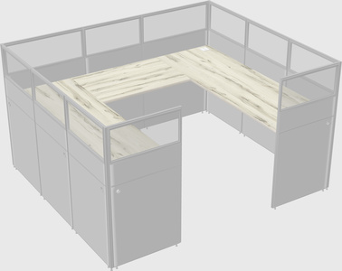 Cabine en u