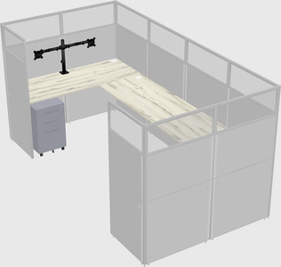 Cabine en u