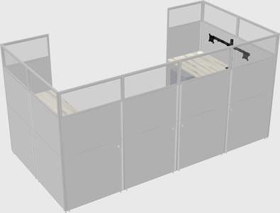 Cabine en u
