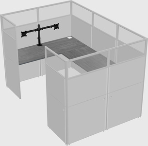 Cabine en u