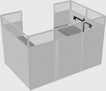 Cabine en u