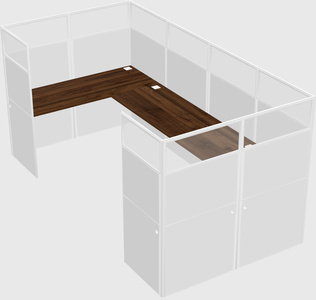 Cabine en u