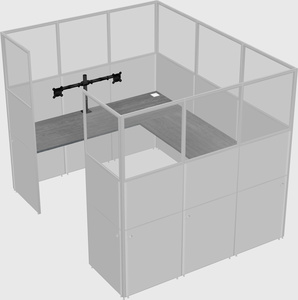 Cabine en u