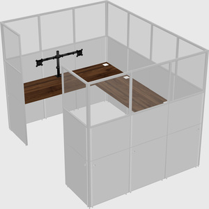 Cabine en u