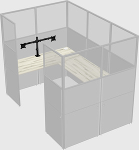Cabine en u