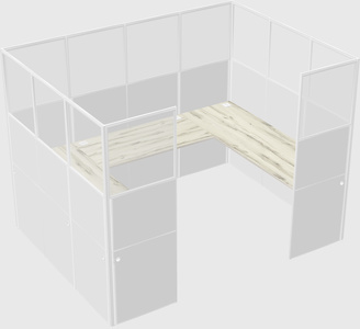 Cabine en u