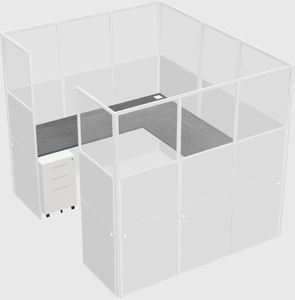 Cabine en u