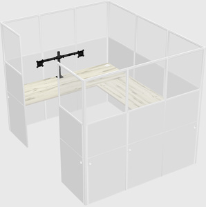 Cabine en u