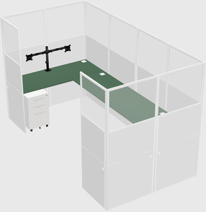 Cabine en u