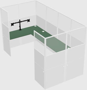 Cabine en u