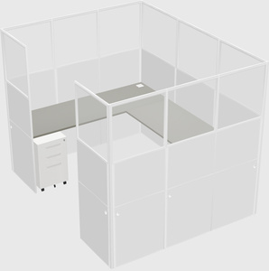 Cabine en u