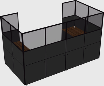Cabine en u