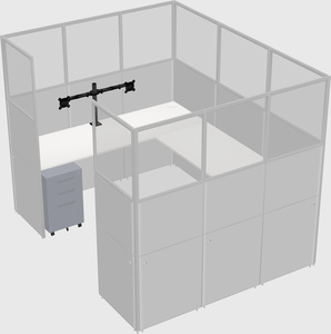 Cabine en u