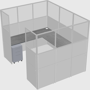 Cabine en u