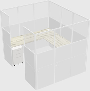 Cabine en u