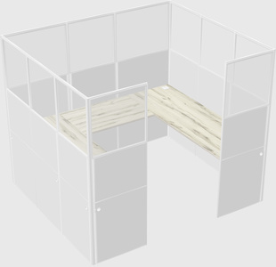 Cabine en u