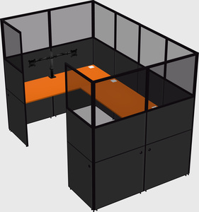 Cabine en u