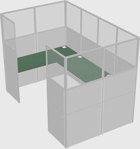 Cabine en u