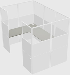 Cabine en u