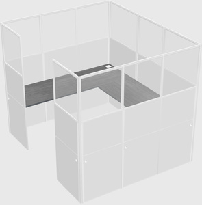 Cabine en u