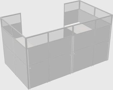 Cabine en u
