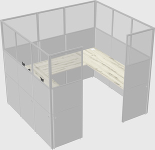 Cabine en u