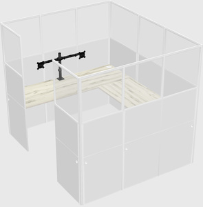 Cabine en u