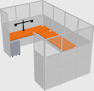 Cabine en u