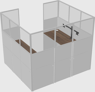 Cabine en u