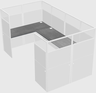 Cabine en u