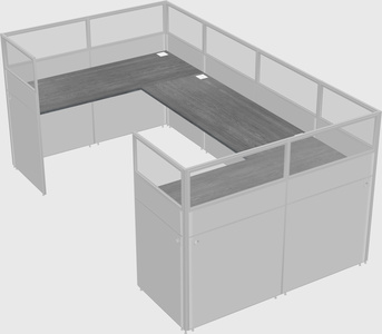 Cabine en u