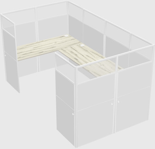Cabine en u