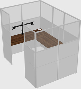 Cabine en u
