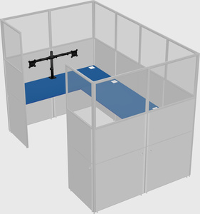 Cabine en u