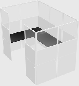 Cabine en u