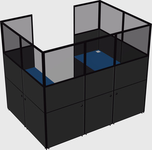 Cabine en u