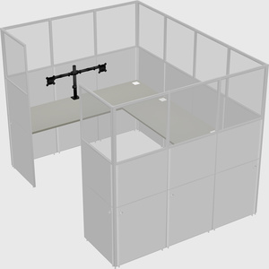 Cabine en u