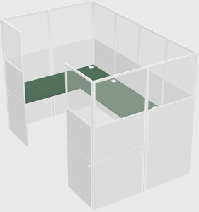 Cabine en u