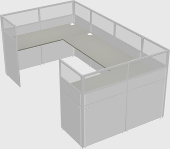 Cabine en u