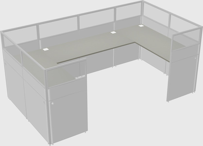 Cabine en u
