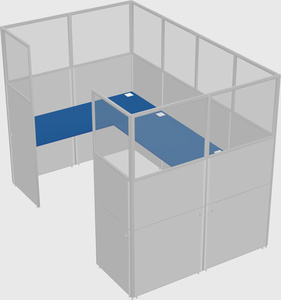 Cabine en u