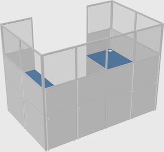 Cabine en u