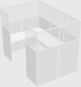 Cabine en u